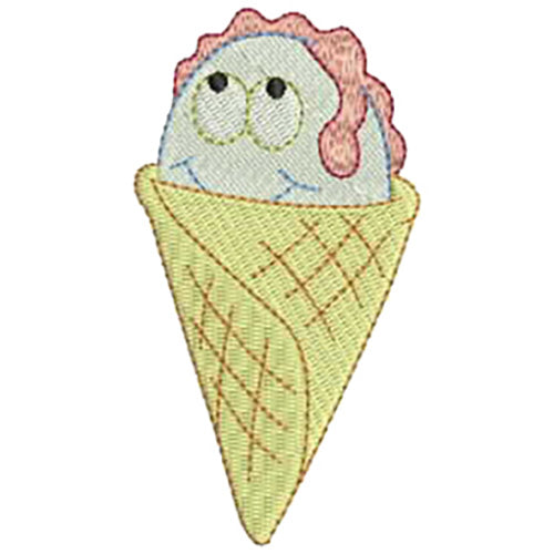 Machine Embroidery Designs - Funny Ice Cream(2) - Threadart.com