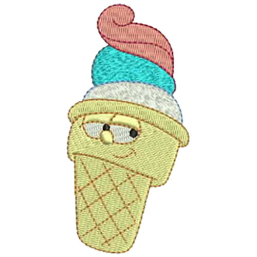 Machine Embroidery Designs - Funny Ice Cream(2) - Threadart.com