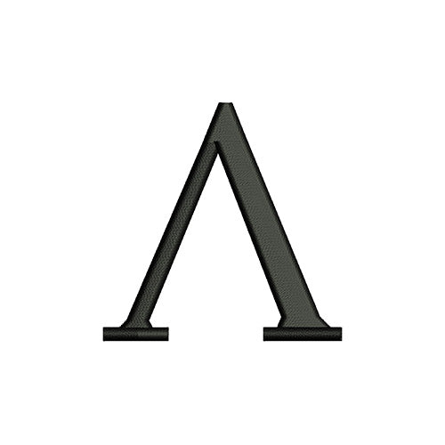 Machine Embroidery Designs - Greek Alphabet(1) - Threadart.com