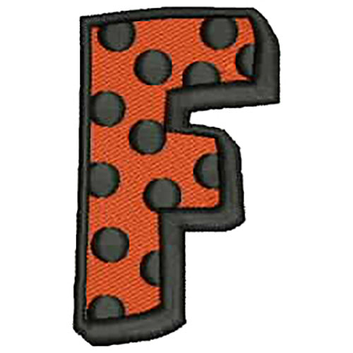 Machine Embroidery Designs - Polka Dot Cap Letters(1) - Threadart.com