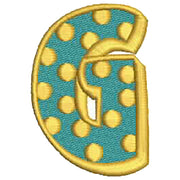 Machine Embroidery Designs - Polka Dot Cap Letters(1) - Threadart.com
