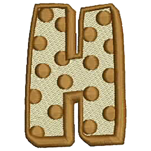 Machine Embroidery Designs - Polka Dot Cap Letters(1) - Threadart.com