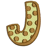 Machine Embroidery Designs - Polka Dot Cap Letters(1) - Threadart.com