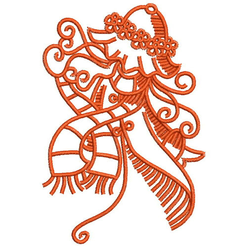 Machine Embroidery Designs - Winter Sunbonnets(1) - Threadart.com