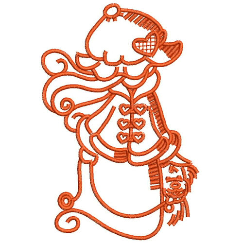 Machine Embroidery Designs - Winter Sunbonnets(1) - Threadart.com