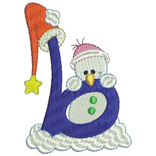 Machine Embroidery Designs - Winter Alphabet (1) - Threadart.com