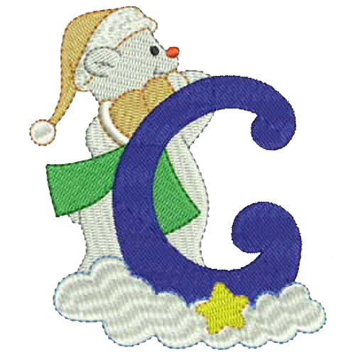 Machine Embroidery Designs - Winter Alphabet (1) - Threadart.com