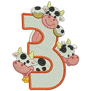 Machine Embroidery Designs - Numbers(1) - Threadart.com