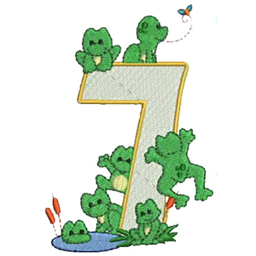 Machine Embroidery Designs - Numbers(1) - Threadart.com