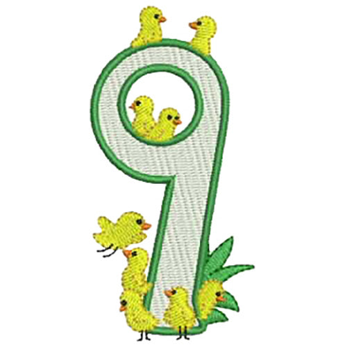 Machine Embroidery Designs - Numbers(1) - Threadart.com