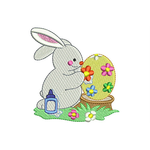 Machine Embroidery Designs - Easter Bunnys(4) - Threadart.com
