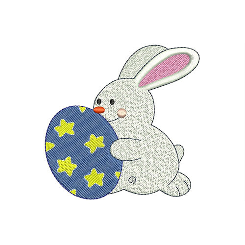 Machine Embroidery Designs - Easter Bunnys(4) - Threadart.com
