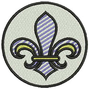 Machine Embroidery Designs - Fleur de Lis(2) - Threadart.com