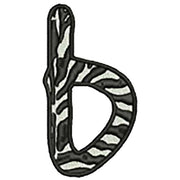 Machine Embroidery Designs - Zebra Alphabet (2) - Threadart.com