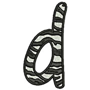 Machine Embroidery Designs - Zebra Alphabet (2) - Threadart.com
