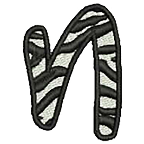 Machine Embroidery Designs - Zebra Alphabet (2) - Threadart.com