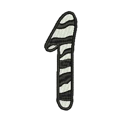 Machine Embroidery Designs - Zebra Alphabet Caps(2) - Threadart.com