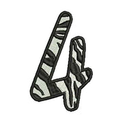 Machine Embroidery Designs - Zebra Alphabet Caps(2) - Threadart.com