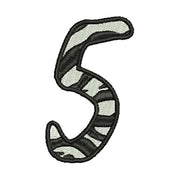 Machine Embroidery Designs - Zebra Alphabet Caps(2) - Threadart.com