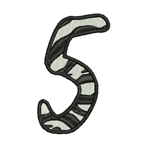 Machine Embroidery Designs - Zebra Alphabet Caps(2) - Threadart.com