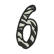 Machine Embroidery Designs - Zebra Alphabet Caps(2) - Threadart.com
