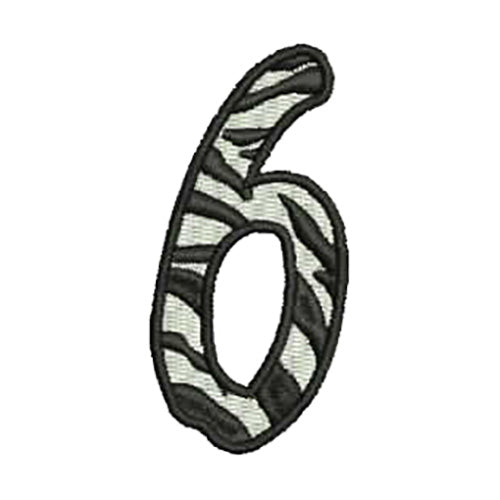 Machine Embroidery Designs - Zebra Alphabet Caps(2) - Threadart.com