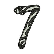 Machine Embroidery Designs - Zebra Alphabet Caps(2) - Threadart.com