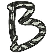 Machine Embroidery Designs - Zebra Alphabet Caps(2) - Threadart.com