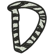Machine Embroidery Designs - Zebra Alphabet Caps(2) - Threadart.com