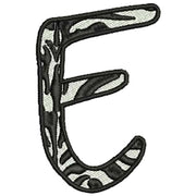 Machine Embroidery Designs - Zebra Alphabet Caps(2) - Threadart.com