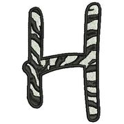 Machine Embroidery Designs - Zebra Alphabet Caps(2) - Threadart.com