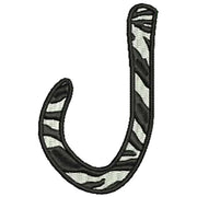 Machine Embroidery Designs - Zebra Alphabet Caps(2) - Threadart.com