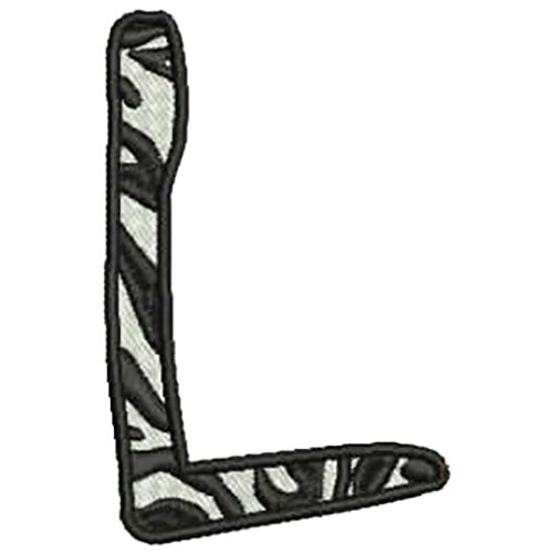 Machine Embroidery Designs - Zebra Alphabet Caps(2) - Threadart.com