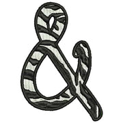 Machine Embroidery Designs - Zebra Alphabet Caps(2) - Threadart.com