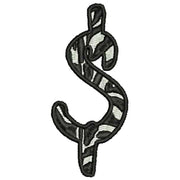 Machine Embroidery Designs - Zebra Alphabet Caps(2) - Threadart.com