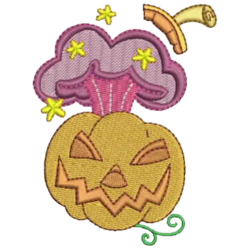 Machine Embroidery Designs - Crazy Pumpkins(1) - Threadart.com