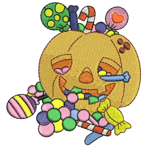 Machine Embroidery Designs - Crazy Pumpkins(1) - Threadart.com