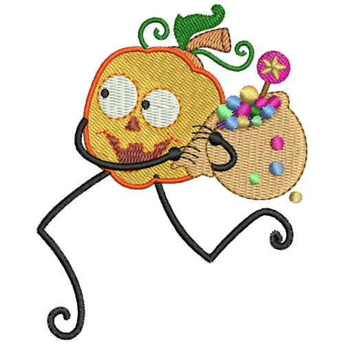 Machine Embroidery Designs - Crazy Pumpkins(2) - Threadart.com
