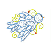 Machine Embroidery Designs - Ornamental Birds (1) - Threadart.com