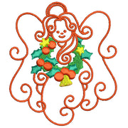 Machine Embroidery Designs - Christmas Angels (1) - Threadart.com