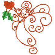 Machine Embroidery Designs - Christmas Angels (1) - Threadart.com