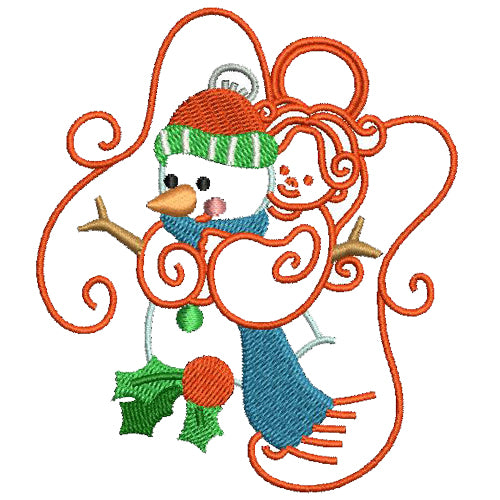 Machine Embroidery Designs - Christmas Angels (1) - Threadart.com