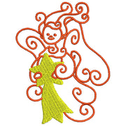 Machine Embroidery Designs - Christmas Angels (1) - Threadart.com
