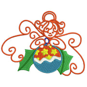 Machine Embroidery Designs - Christmas Angels (1) - Threadart.com