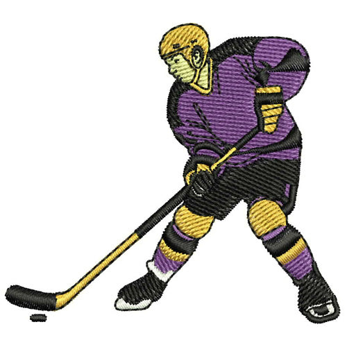 Machine Embroidery Designs - Hockey(1) - Threadart.com