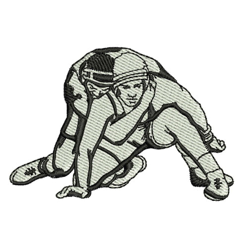 Machine Embroidery Designs - Wrestling(1) - Threadart.com