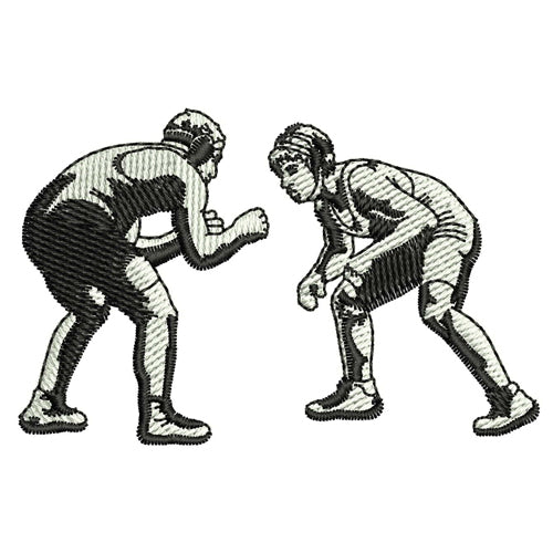 Machine Embroidery Designs - Wrestling(1) - Threadart.com