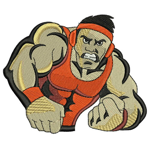 Machine Embroidery Designs - Wrestling(2) - Threadart.com