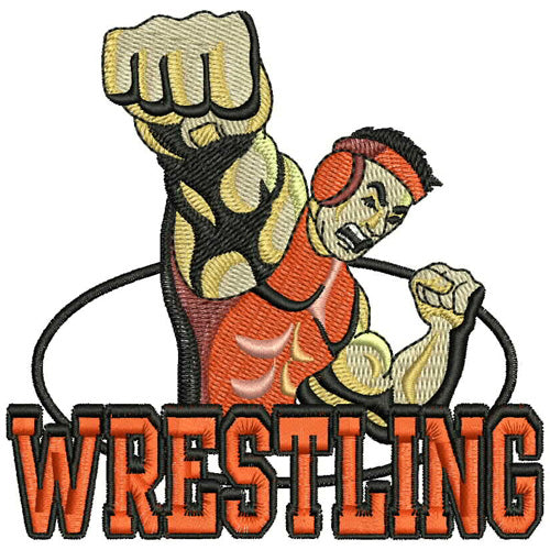 Machine Embroidery Designs - Wrestling(2) - Threadart.com