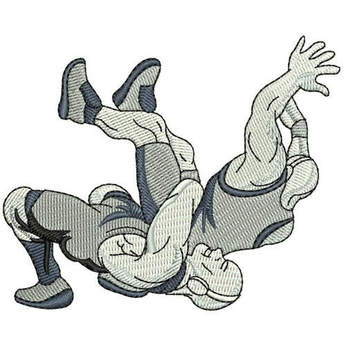 Machine Embroidery Designs - Wrestling(3) - Threadart.com